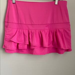 Lucky in Love Vibrant Pink Tiered Tennis Snort Size Large